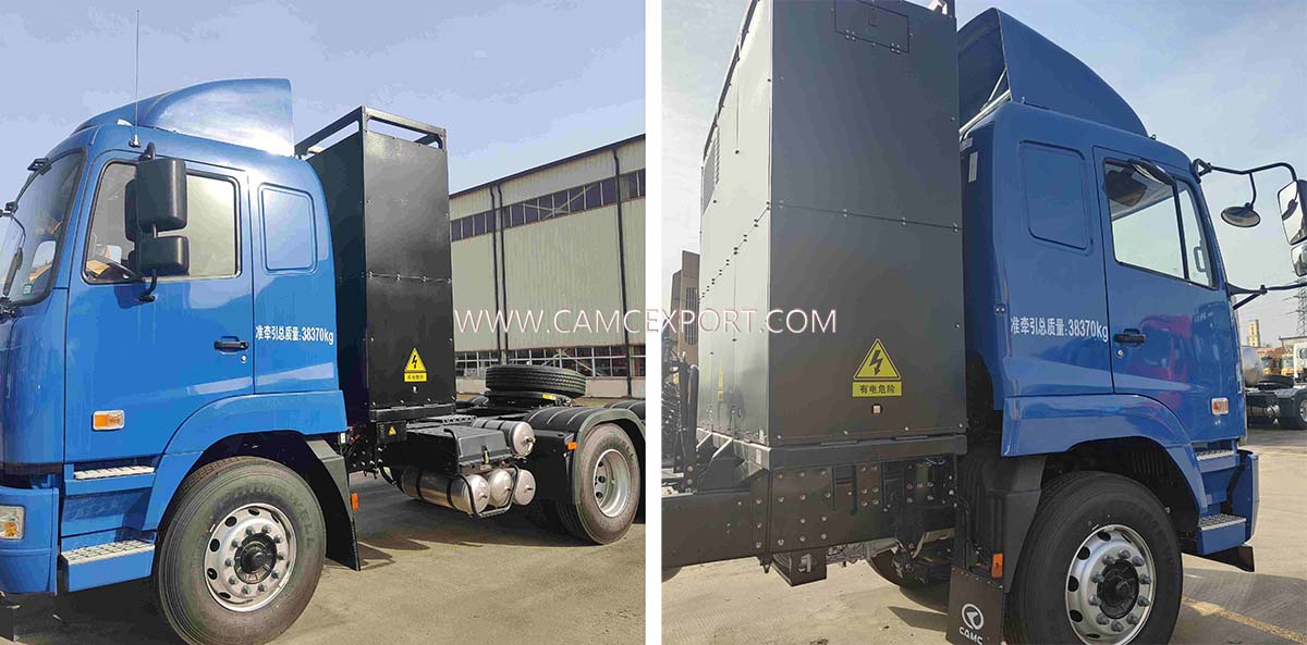 CAMC 6X4 electric tractor Электрический трактор CAMC 6X4