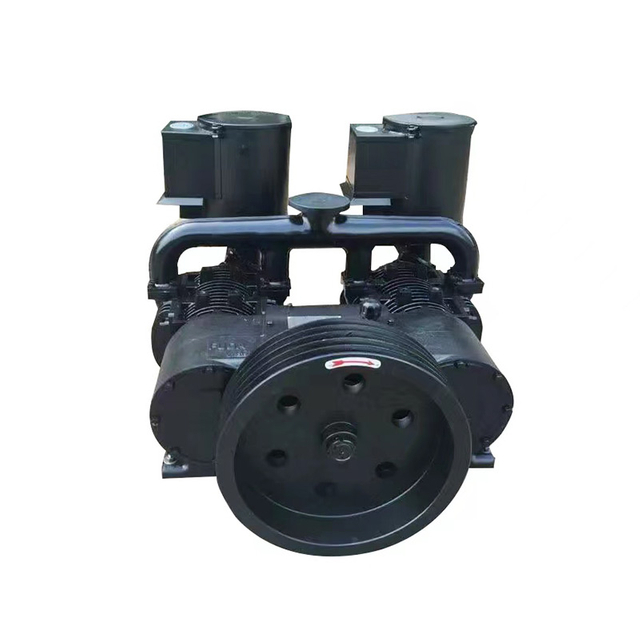 Двухцилиндровый воздушный компрессор с поворотным механизмом CAMC без смазки